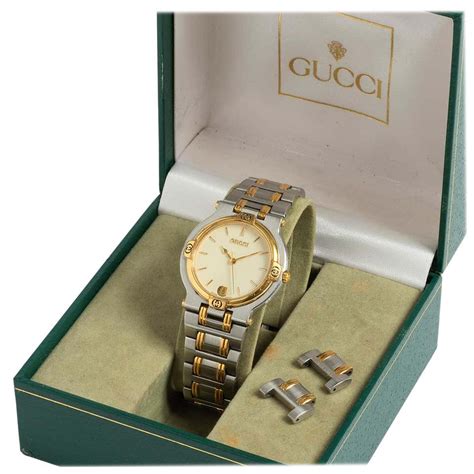 90s square face gucci watch|1990 gucci watch for sale.